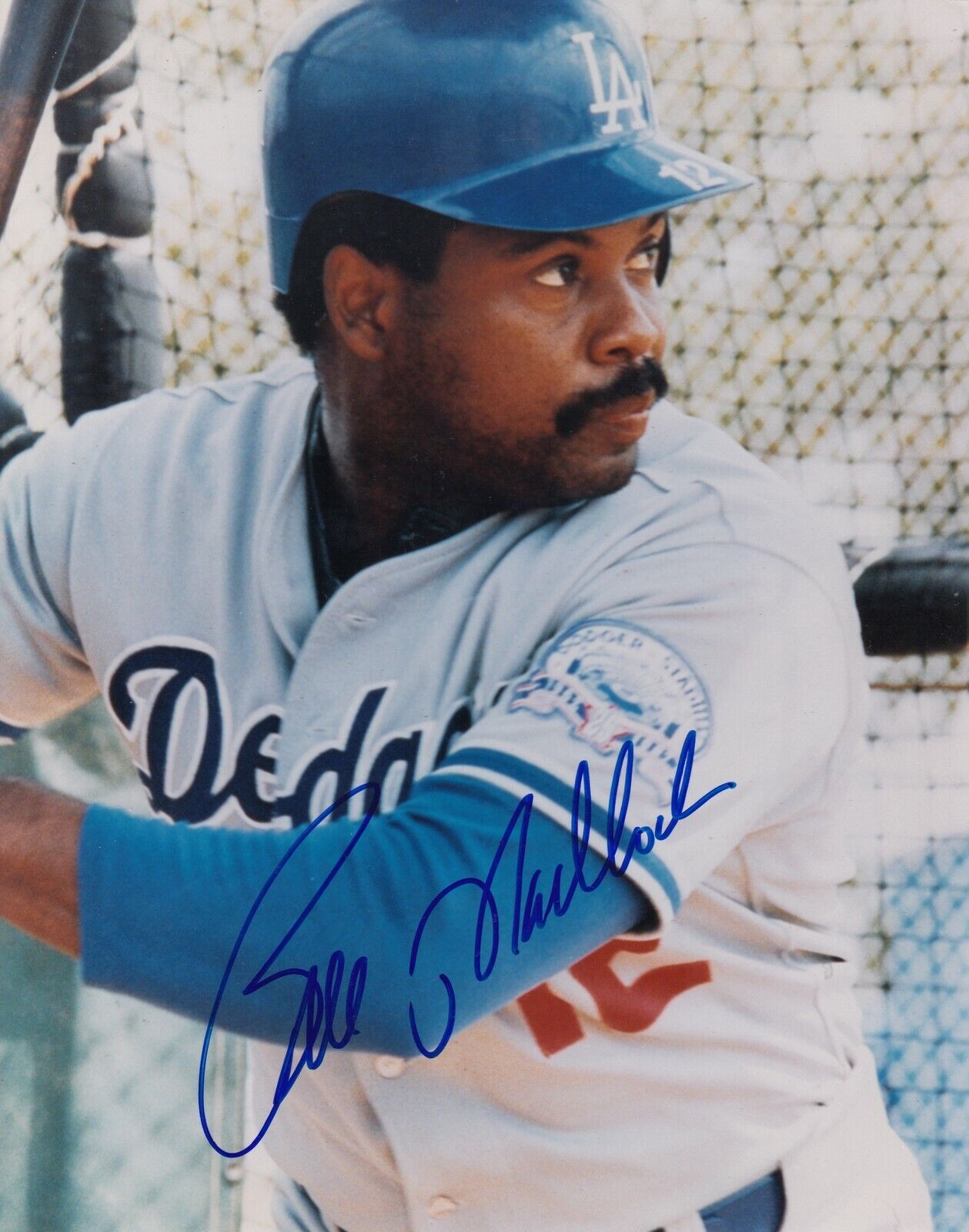 Bill Madlock #0 8x10 Signed w/ COA Los Angeles Dodgers 031719