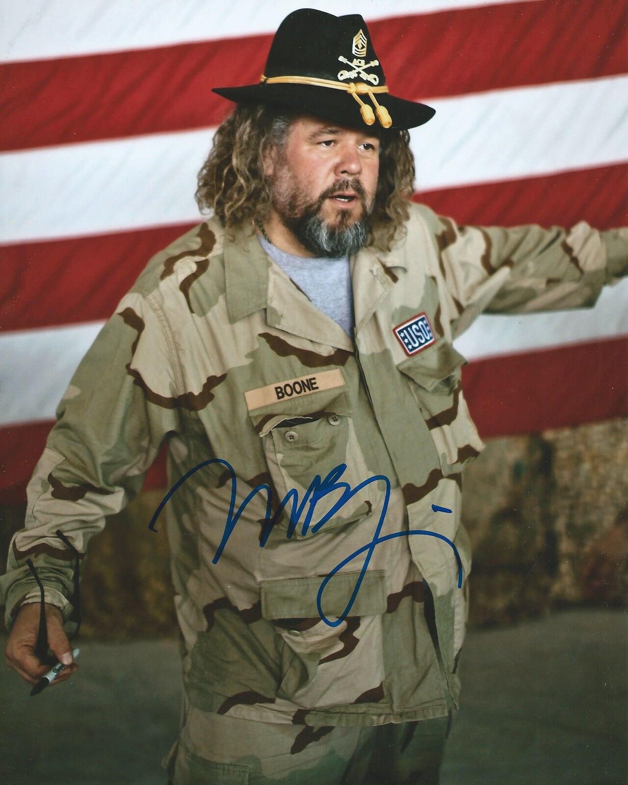 **GFA Sons of Anarchy *MARK BOONE JR* Signed 8x10 Photo Poster painting AD4 PROOF COA**