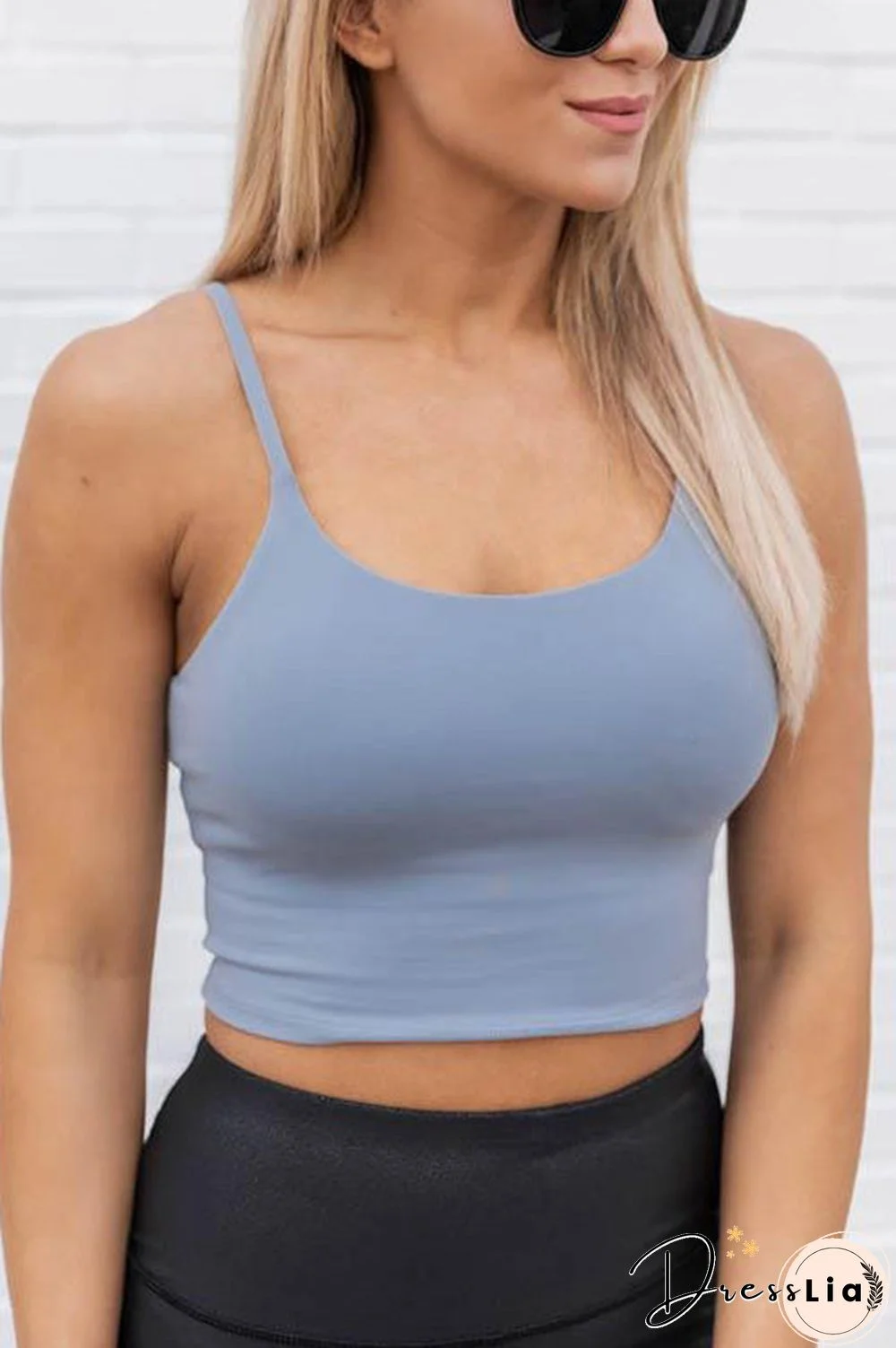 Solid Slip Yoga Top