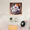 Kitten Eating Dessert-11CT Stamped Cross Stitch 40*40cm/15.75*15.75in