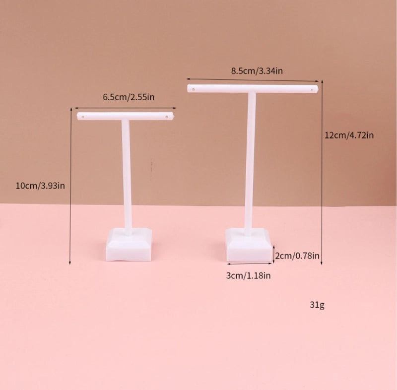 Jewelry Rack Plastic Two-piece Earrings Jewelry Storage Store Display Props Stall Earrings Display Stand