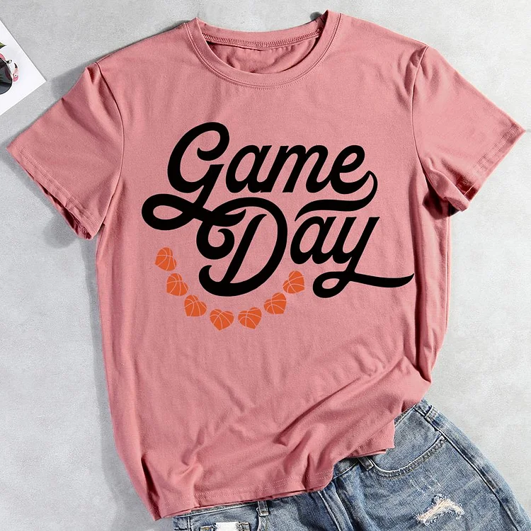 Game Day heart  T-Shirt-011751