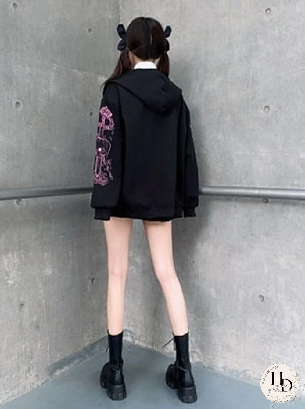 New arrival Hot Sale Autumn Winter Women Japanese Harajuku Preppy Style embroidered loose Baseball Long Sleeve Fashion Coat