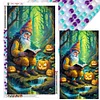 uk.everydayedeals (Limited Stock)Diamond Painting - Full Round - Pumpkin Lamp and Grandp(40*70cm)