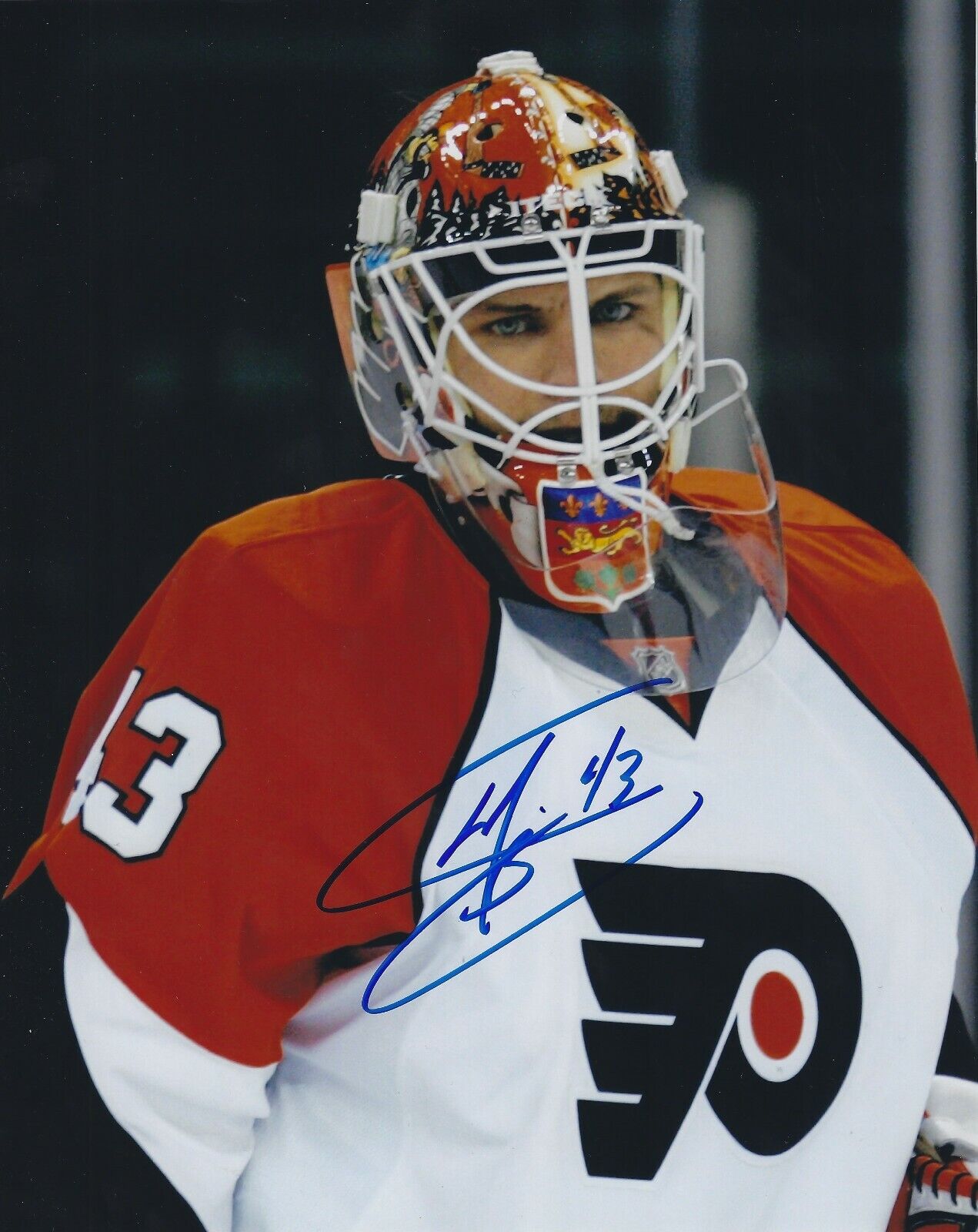 Signed 8x10 MARTIN BIRON Philadelphia Flyers Autographed Photo Poster painting - COA