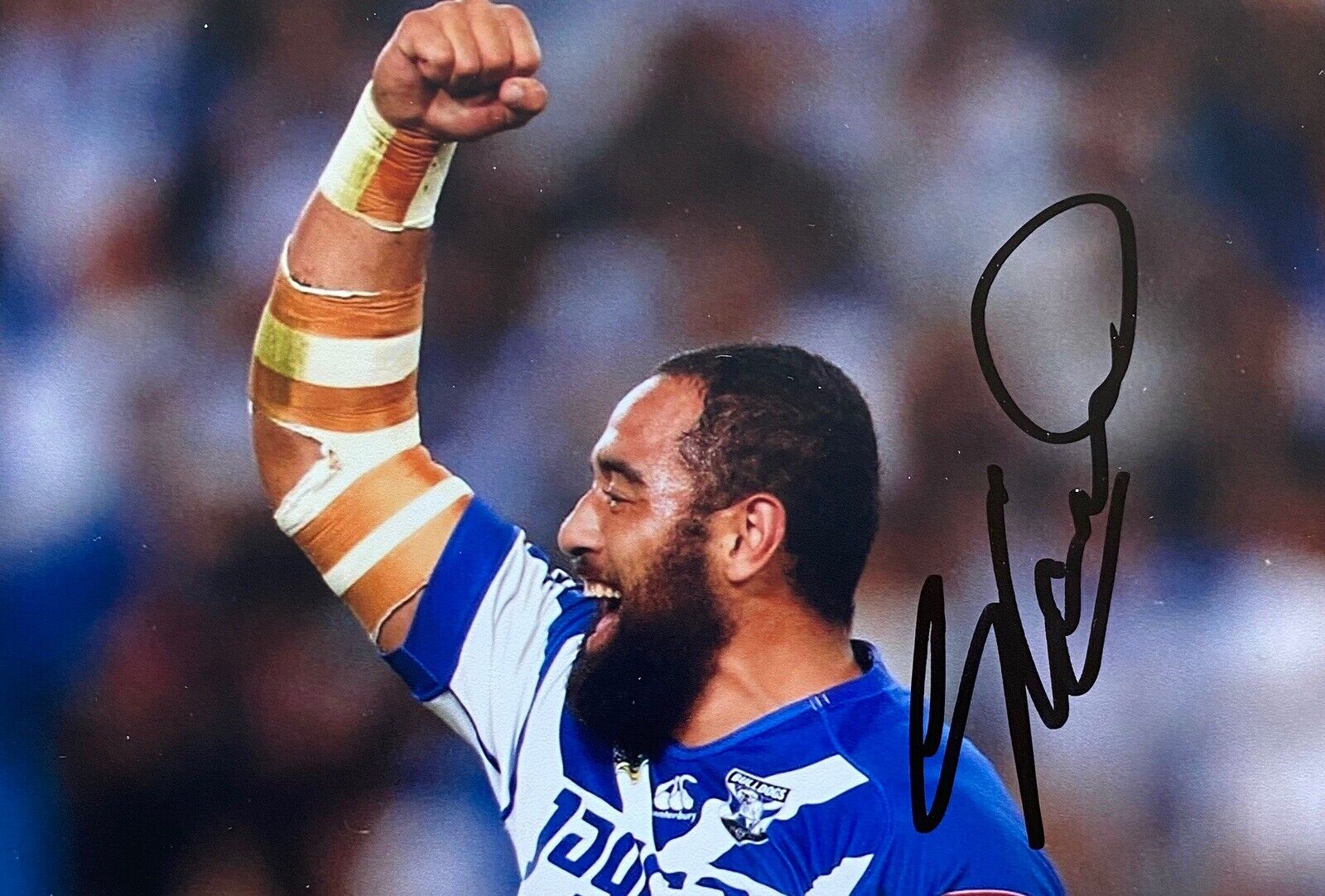 Sam Kasiano Genuine Hand Signed 6X4 Photo Poster painting - Canterbury Bulldogs 2