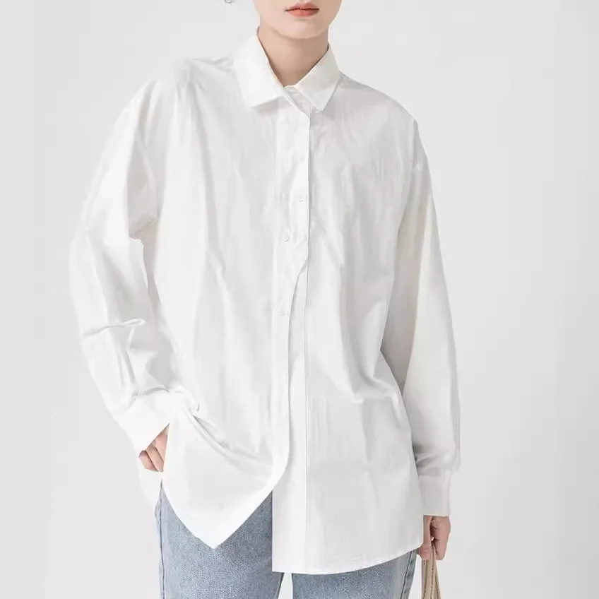 Athvotar Athvotar French Shirt Women's New High-Level Sensational Sensational Skinny T-Shirt Tendered Bottom And Overlapping Shirt Women