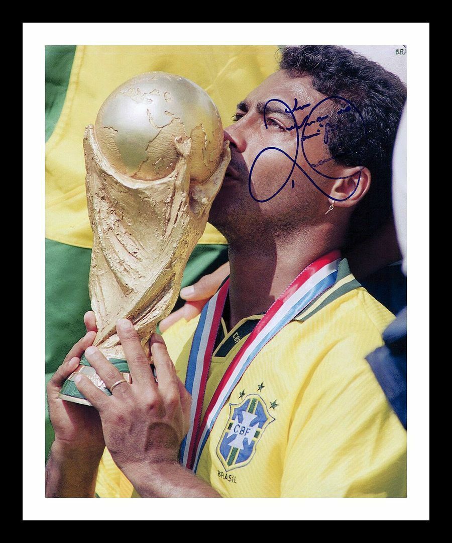 Romario - Brazil Autographed Signed & Framed Photo Poster painting 1