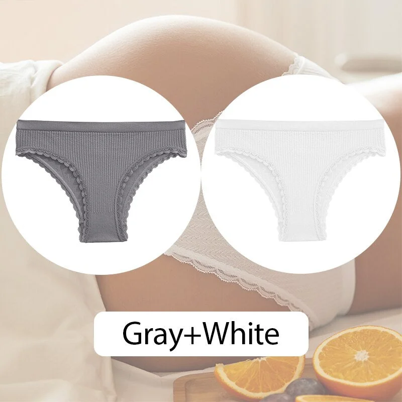 FINETOO Women Brazilian Panties Low Waist Underwear Ladies 3D Jacquard Underpants M-2XL Plus Size Panty Comfortable Lingerie New