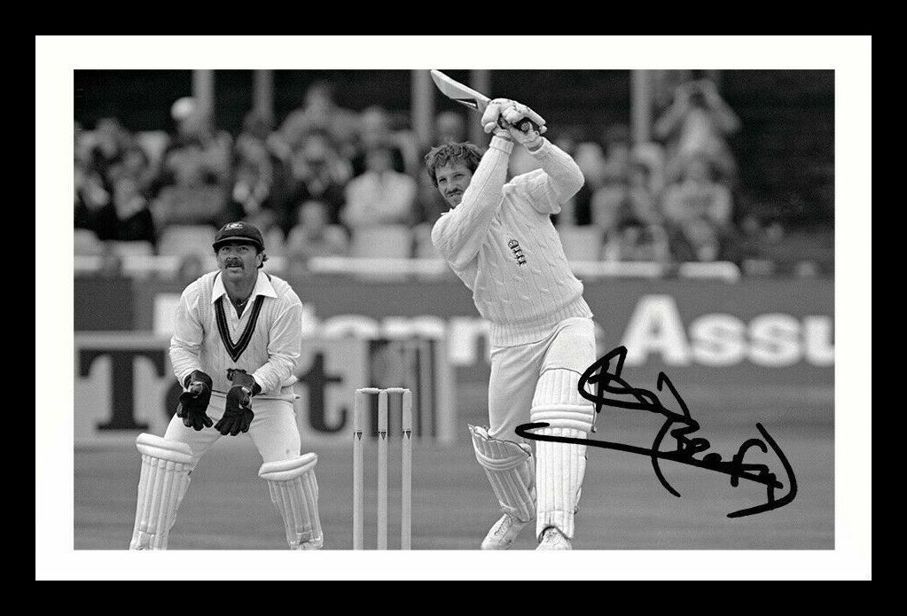 Ian Botham Autograph Signed & Framed Photo Poster painting