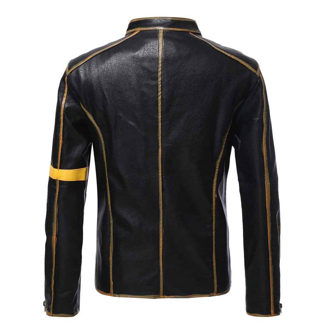 Men's Casual Coat Motorcycle Leather Jacket