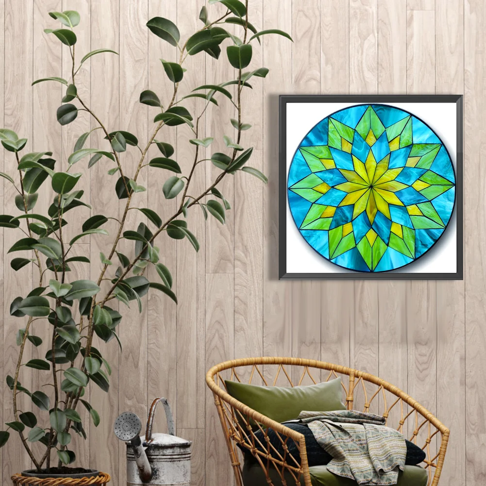 Full Round Diamond Painting 40*40cm - Mandala