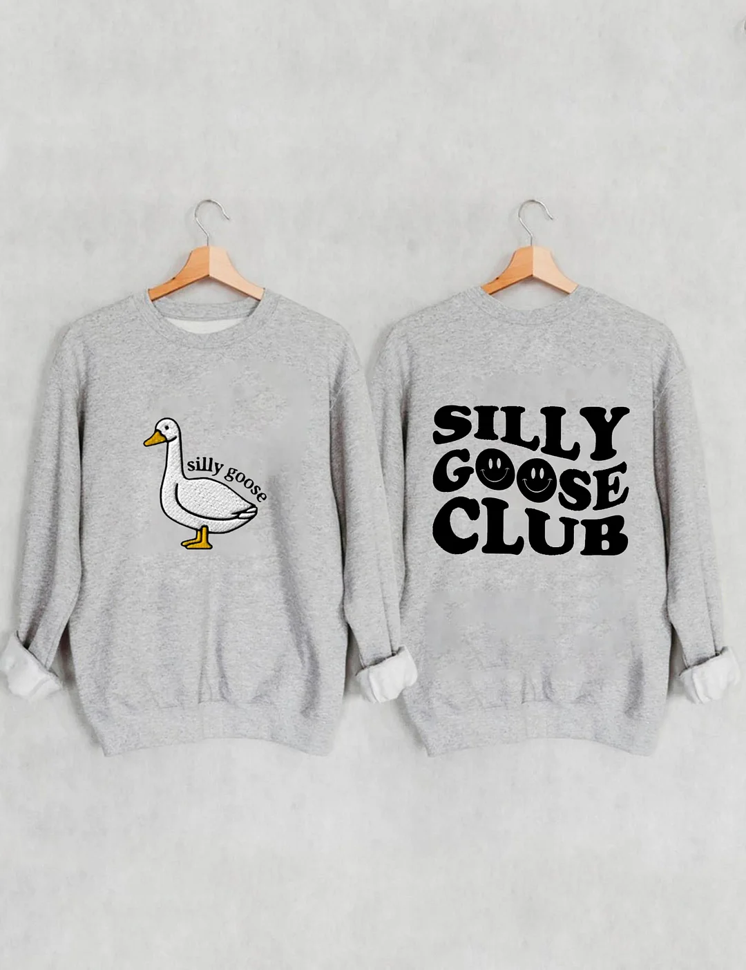 Silly Goose Club Embroidered Sweatshirt