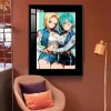 Bulma & Android 18 Decorative Painting - Dragon Ball Decorative Painting - JuZi Studio