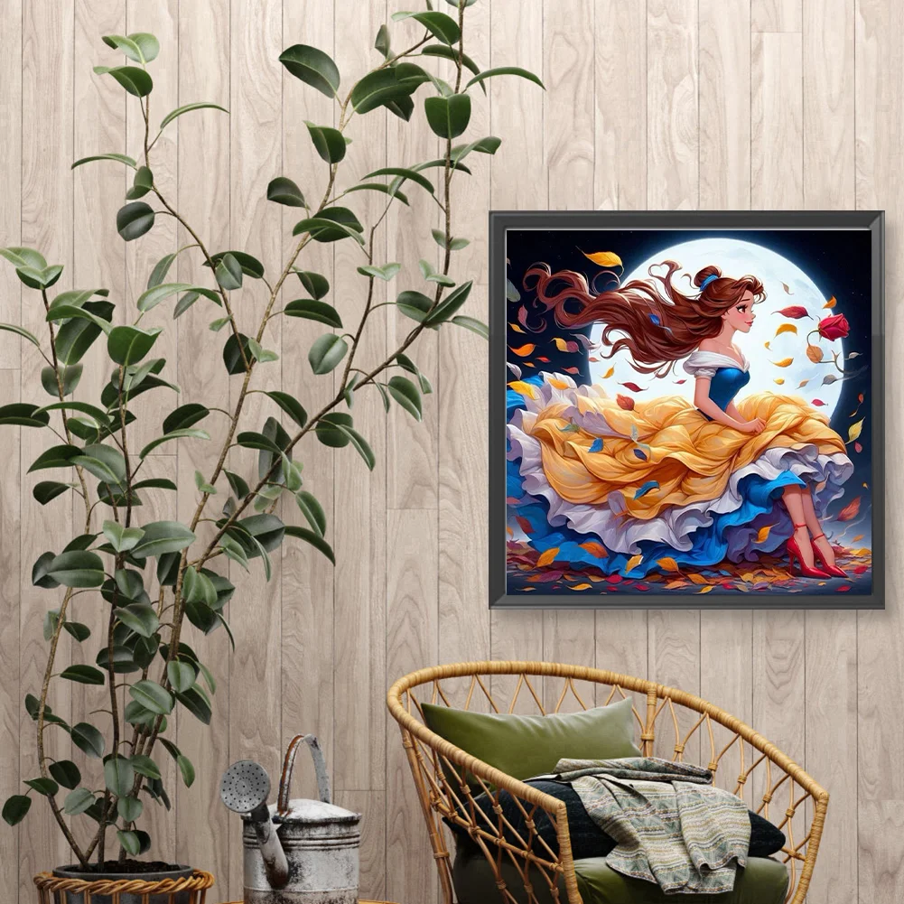 Diamond Painting - Full Round Drill - Moon Princess(Canvas|40*40cm)