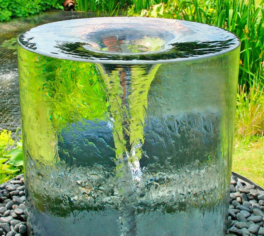 Endless Vortex Water Fountain Yard or Garden Water Feature Endless Vortex Water Fountain Yard or Garden Water Feature
