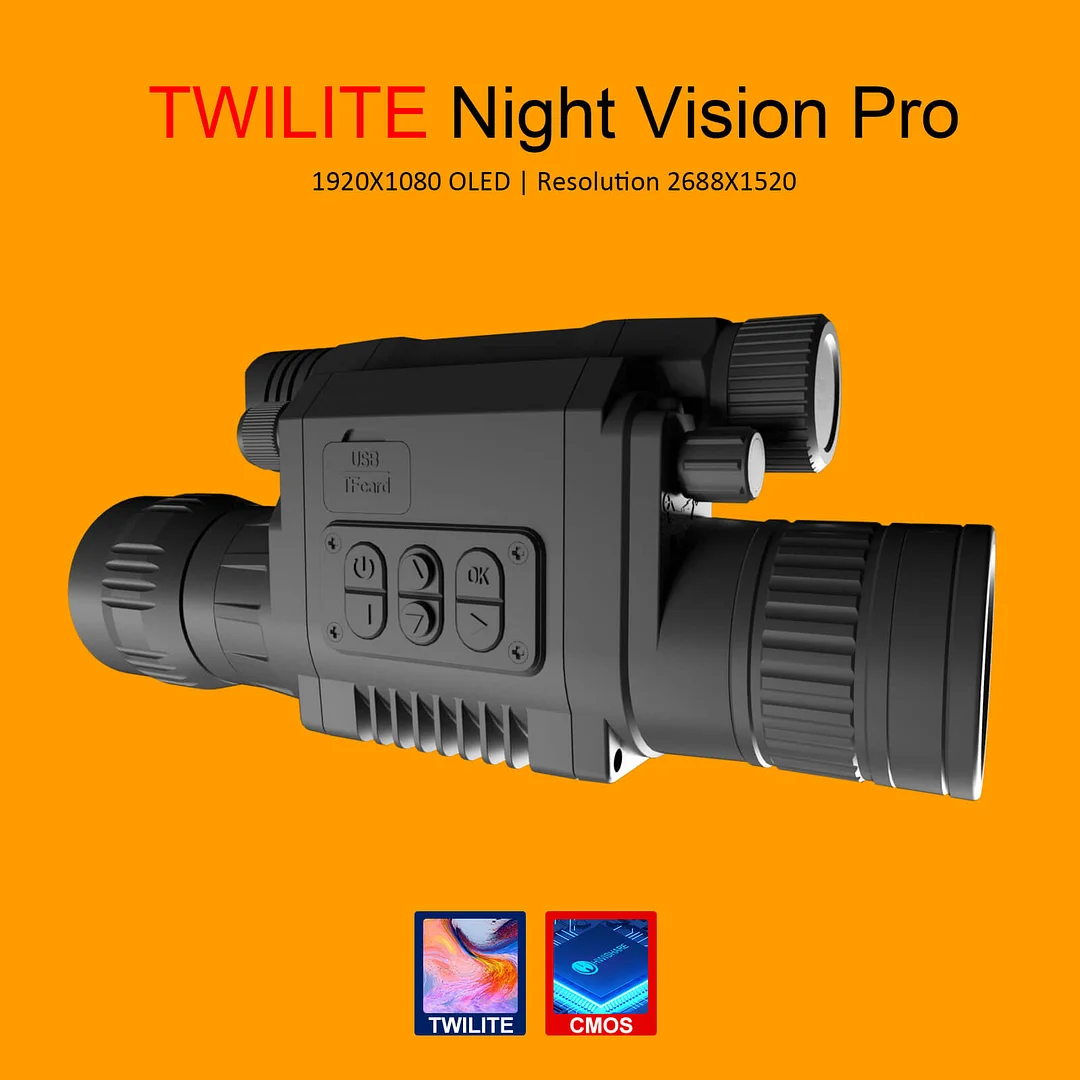 Night Vision Monocular - Full Color 4-8x40mm Digital Night Vision Scope Camera for Camping Hunting & Fishing