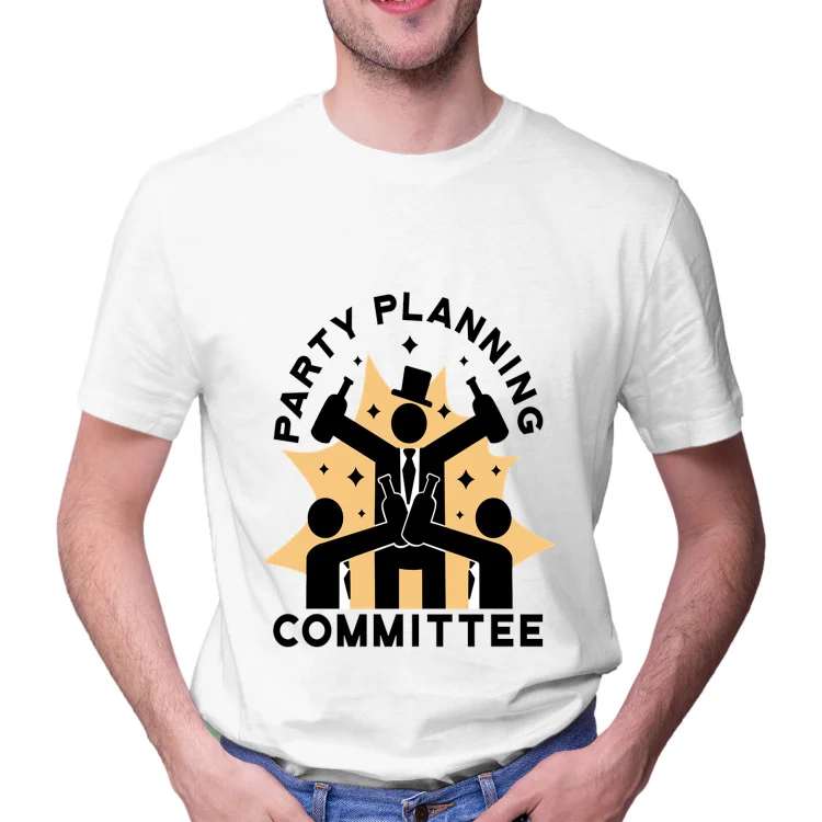 Unisex Tie Dye Shirt Party planning committee Women and Men T-shirt Top - Heather Prints Shirts