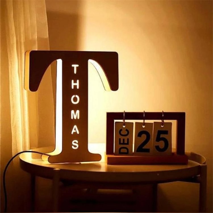 Personalized Letter Night Lights Best Gift For Family