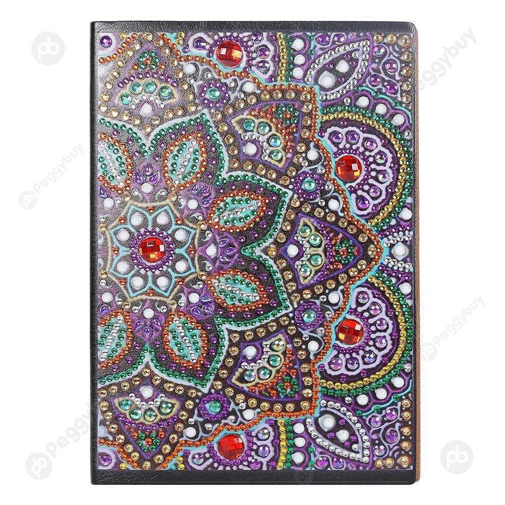 

Mandala-DIY Creative Diamond 50 Pages A5 Notebook, 501 Original