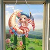 Diamond Painting Fairy Flag Pendant for Home Wall Decor