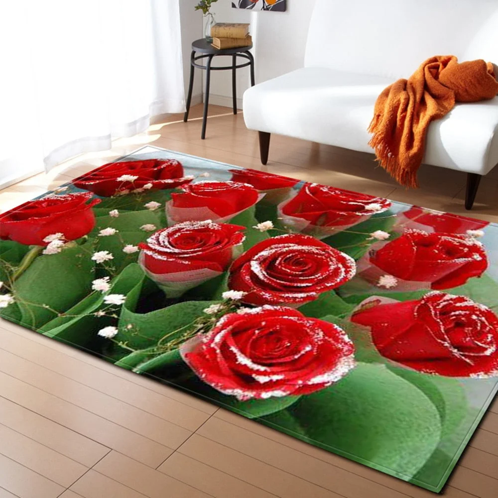 Bedroom Living Room Carpet Home Valentine's Day Sofa Bedside Children's Decoration Large Rugs Hallway Balcony Bathroom Floor Mat