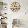 2D DIY Acrylic Teapot Diamond Painting Clock Pendant w/ Clock Function Wall Art