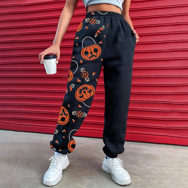 Fun Skull Pattern Casual Pants Women's Jogging Pants / [blueesa] /