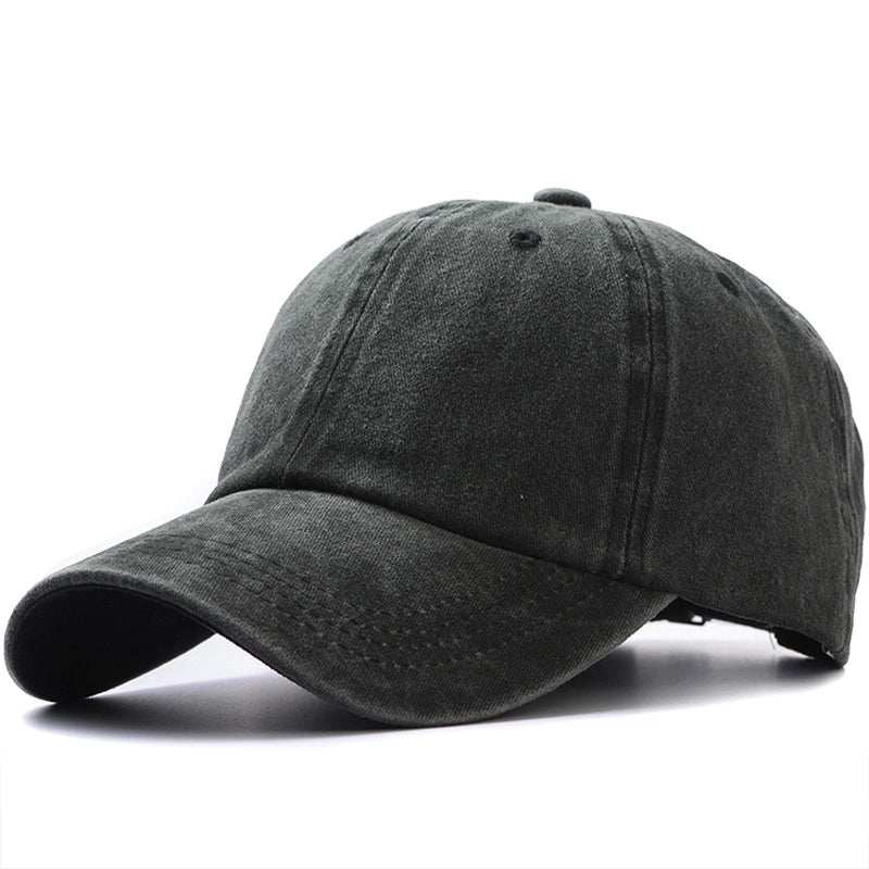 Fashion Washed Cotton Hats Solid Color Baseball Caps Outdoor Caps Sun Hats