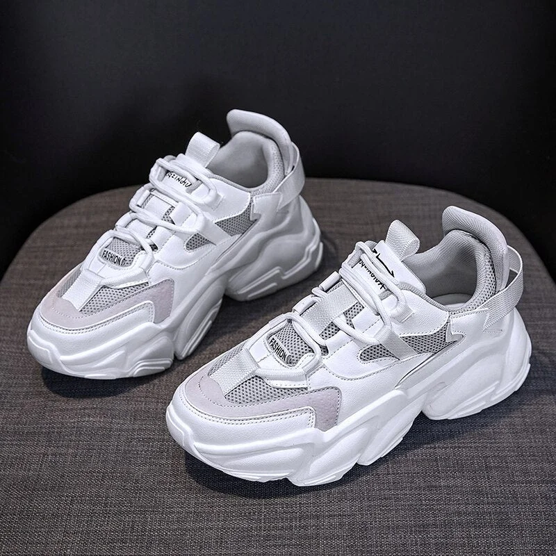 Women's Platform Sneakers Women Shoes 2021 Korean Designer Casual Chunky Sport Shoes Vulcanized Tennis Basket Femme zapatillas