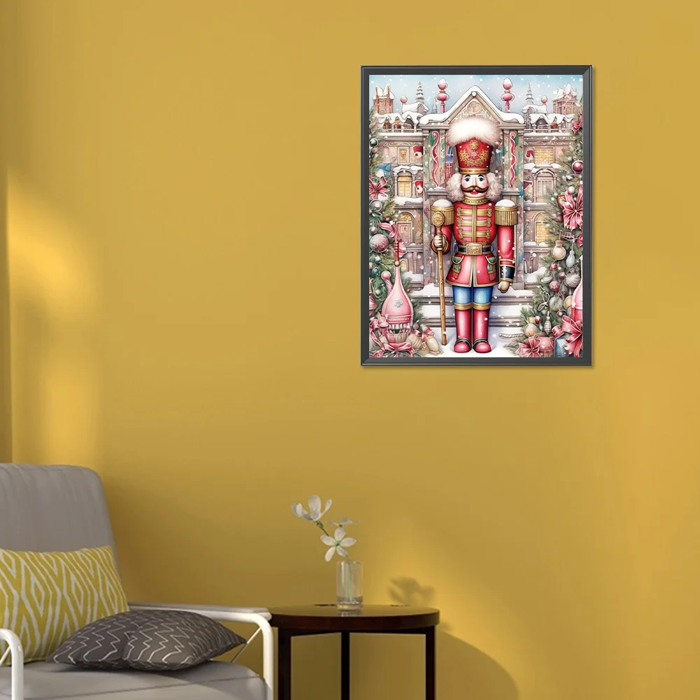 Diamond Painting - Full Round Drill - Nutcracker Soldier(Canvas|30*40cm)
