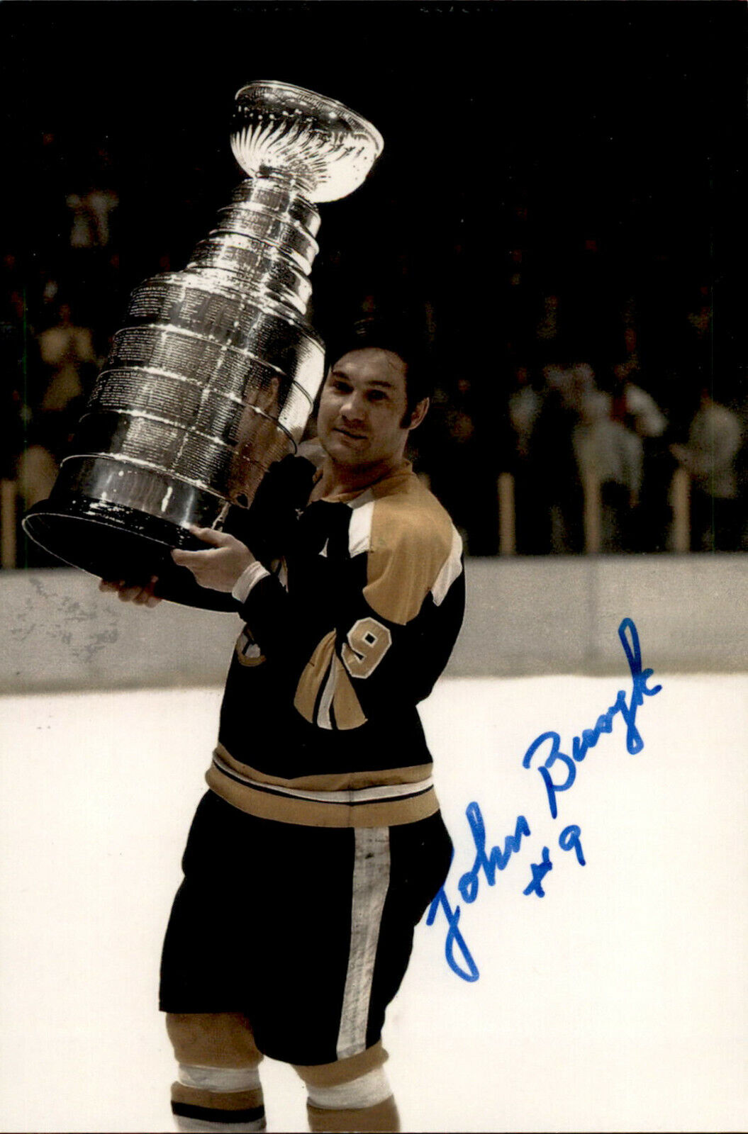 John Johnny Bucyk SIGNED autographed 4x6 Photo Poster painting BOSTON BRUINS STANLEY CUP