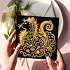 (US Local)6pcs Diamond Painting Greeting Cards DIY Diamond Art Cards for Adults (Cat)