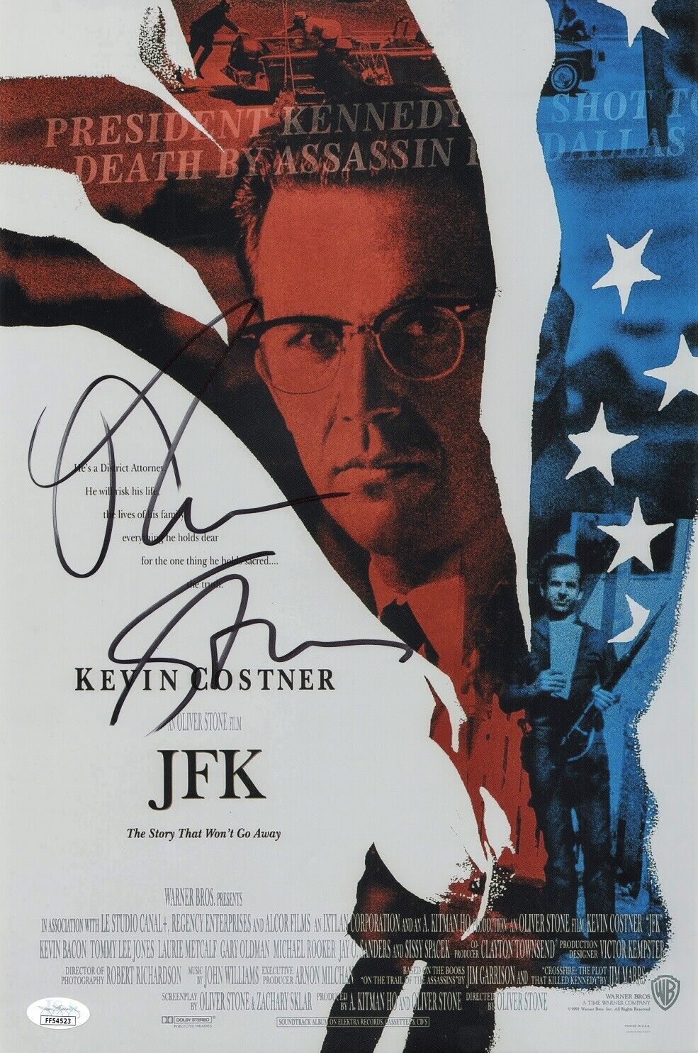 ~~ OLIVER STONE Authentic Hand-Signed JFK