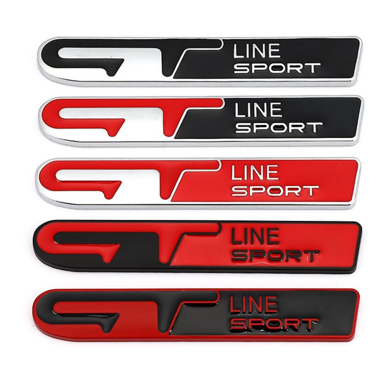 GT line Sport stickers for KIA Peugeot  Renault Clio Grandtour Megane Forte Optima voiturehub dxncar