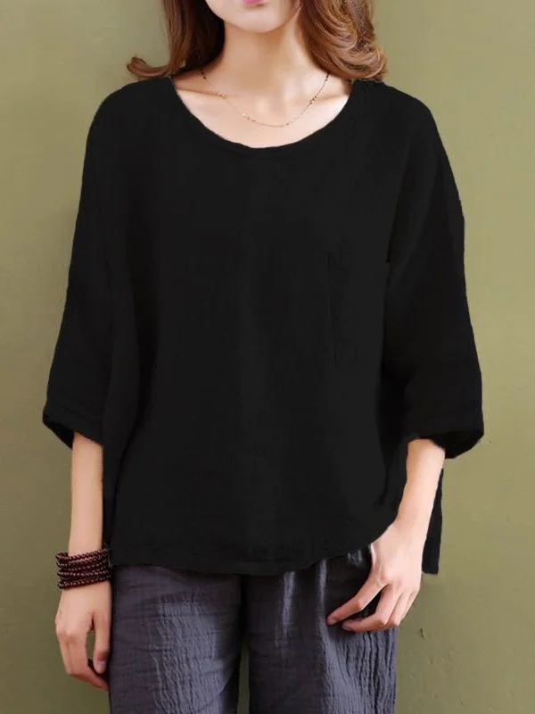 Casual Simple Cotton Top