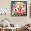 Lotus Buddha - Rundbohrer Diamantmalerei - 50*50cm