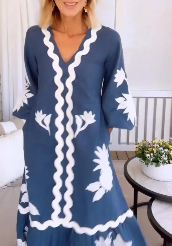 Aliyah Lace Butterfly Sleeve Midi Dress In Snow