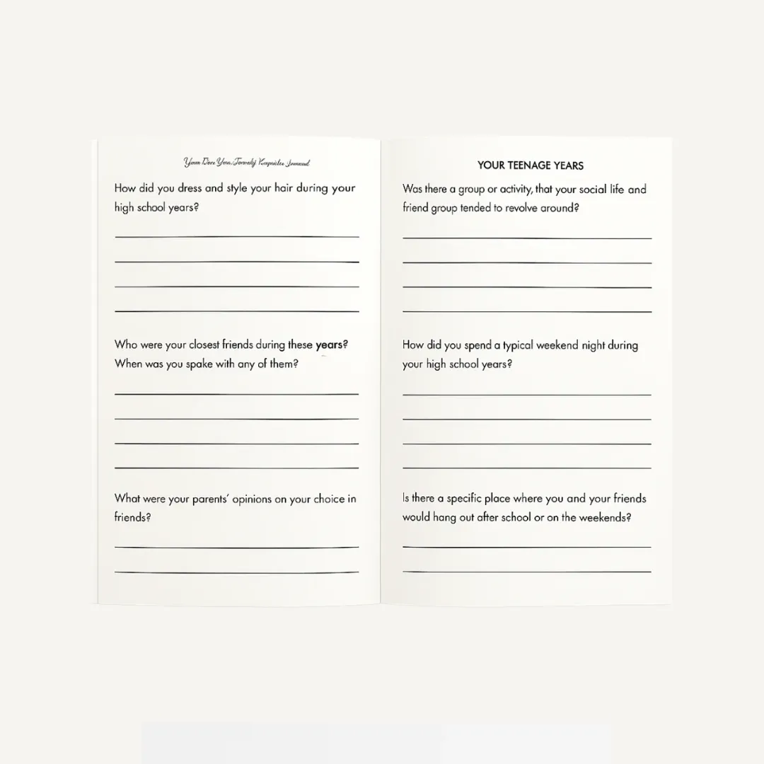 &ldquo;I Want To Hear Your Story&rdquo; Keepsake Journal