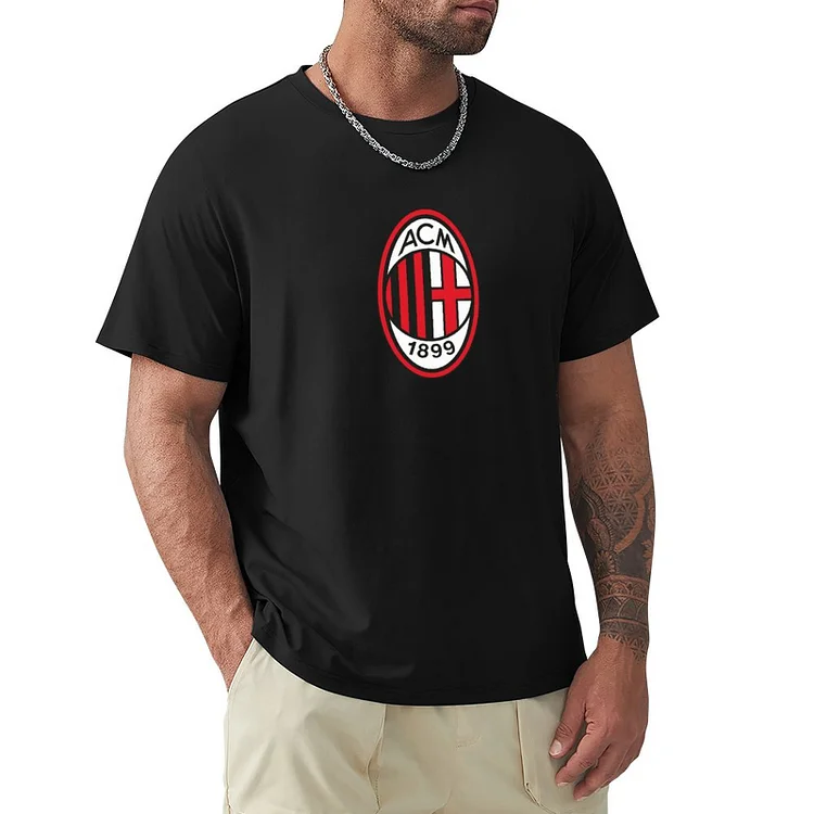 Milan AC Graphique Coton T-shirt Manche Courte Homme