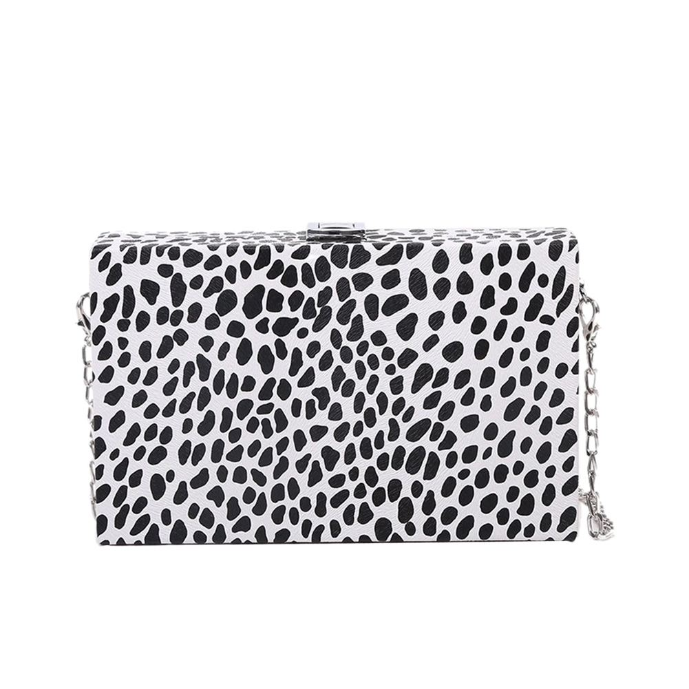 

Animal Pattern Crossbody Bag PU Women Chain Square Shoulder Pouch -Leopard, 501 Original