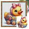 Cute Duck-18CT Stamped Cross Stitch 20*20cm/7.87*7.87in