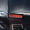 3 In 1 Mini Electronic Car Clock Car Inside Outside Thermometer Voltage Monitor