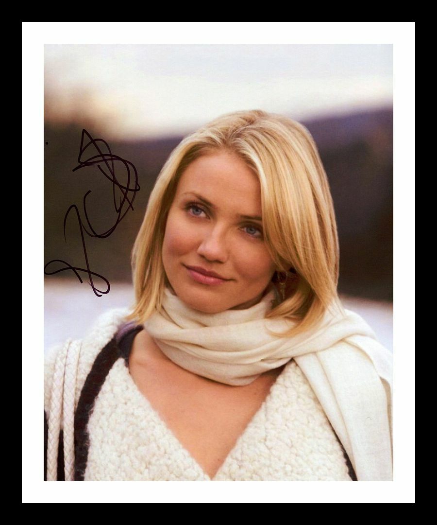Cameron Diaz Autographed Signed & Framed Photo Poster painting 3