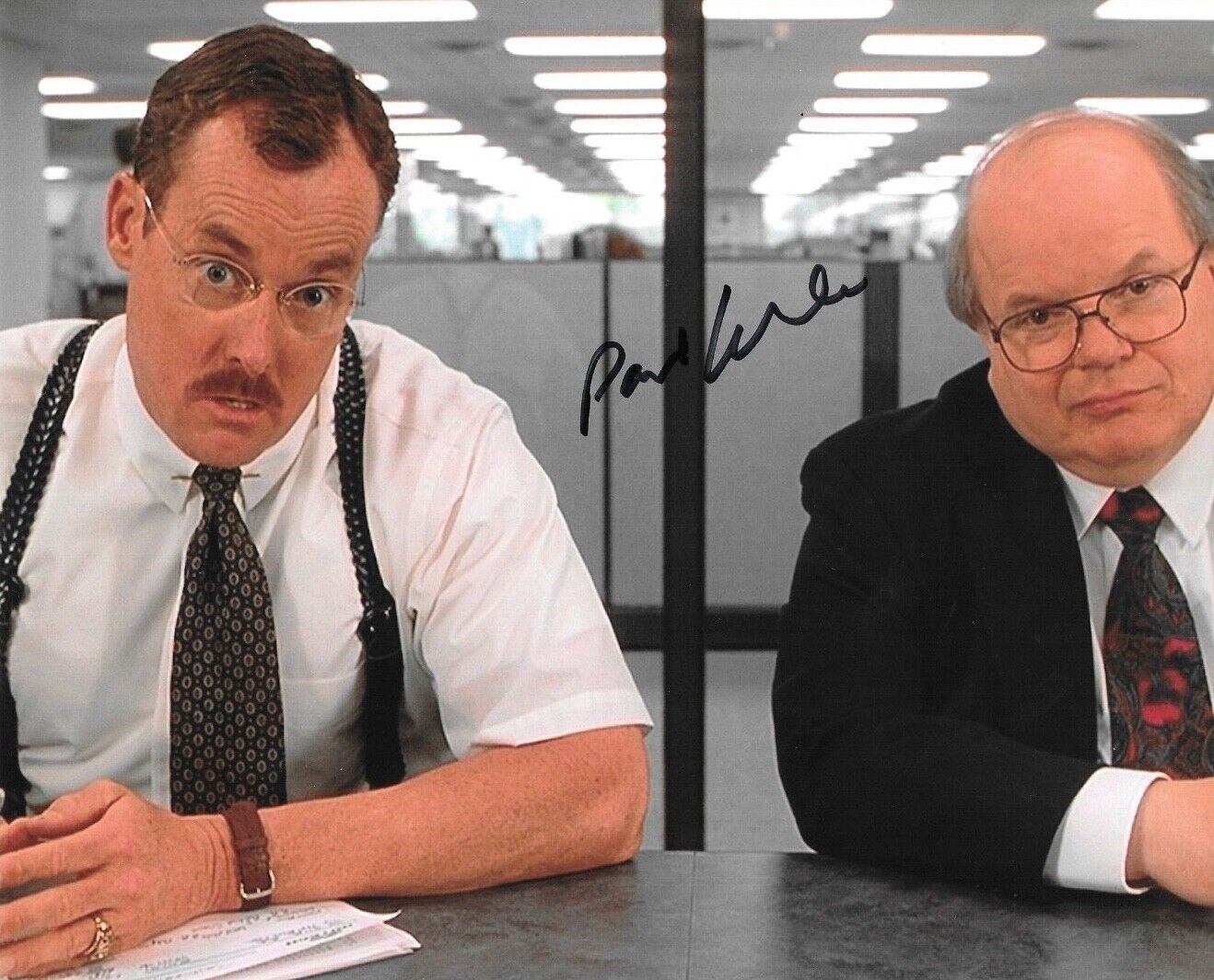 * PAUL WILLSON * signed 8x10 Photo Poster painting * OFFICE SPACE * BOB PORTER * COA * 1