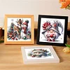 (4pcs) Christmas-18CT Stamped Cross Stitch 30*30cm(Bundle Sale)