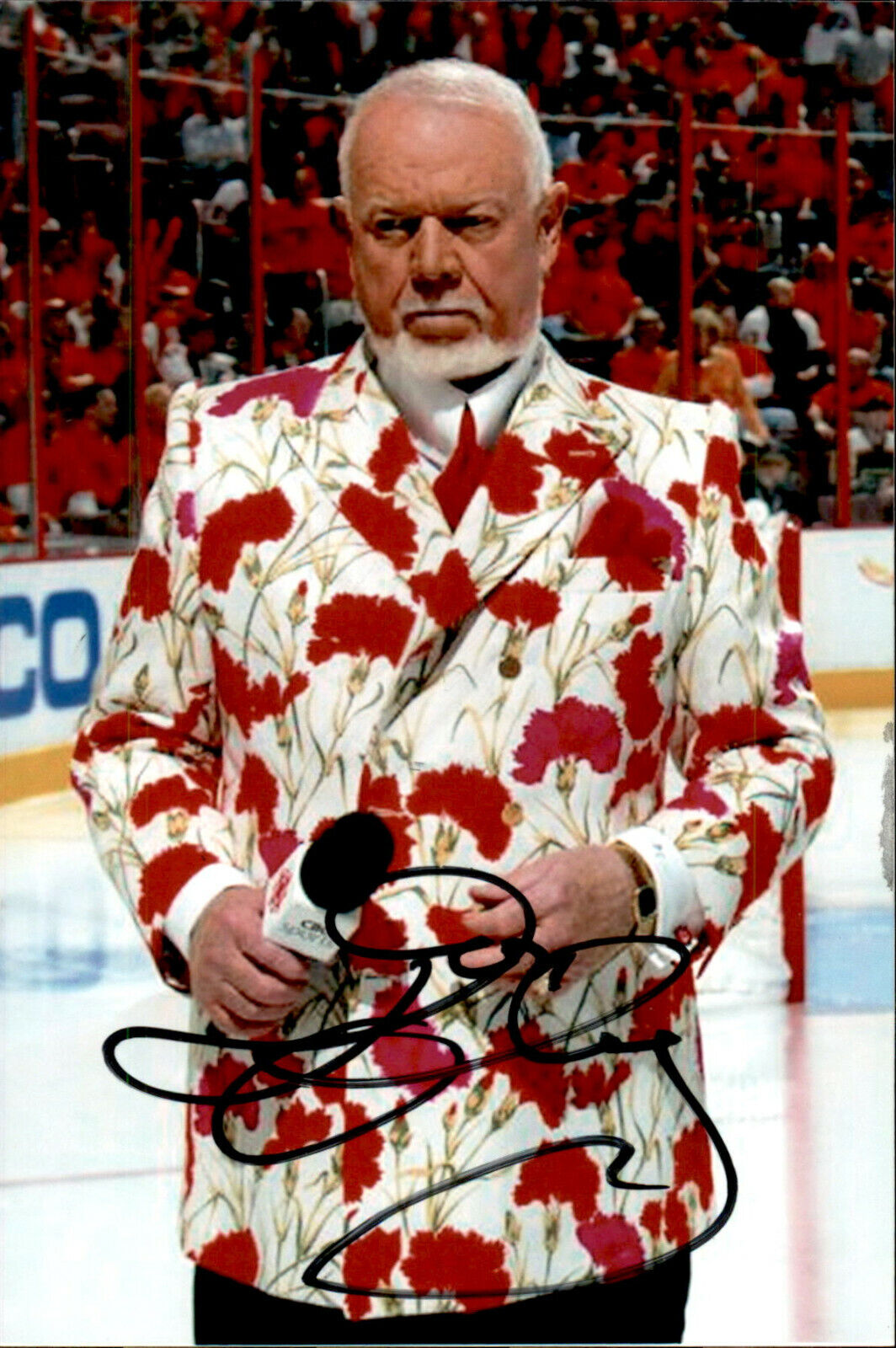 Don Cherry SIGNED auto 4x6 Photo Poster painting HOCKEY NIGHT IN CANADA COACH'S CORNER