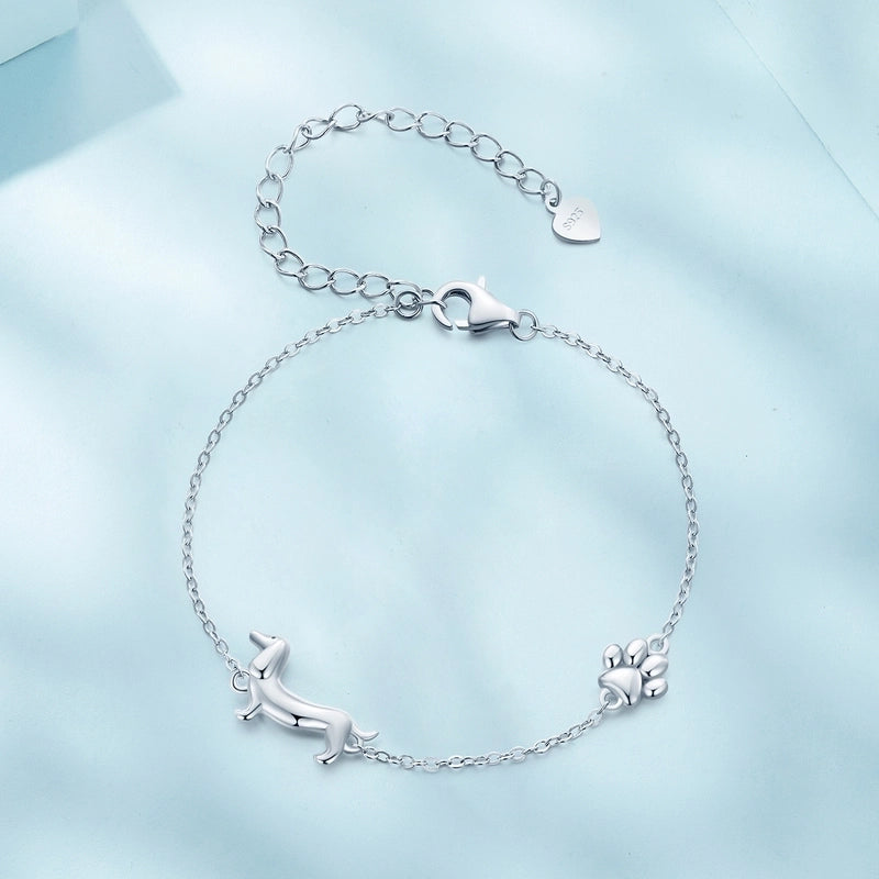 925 Sterling Silver Bracelets Cute