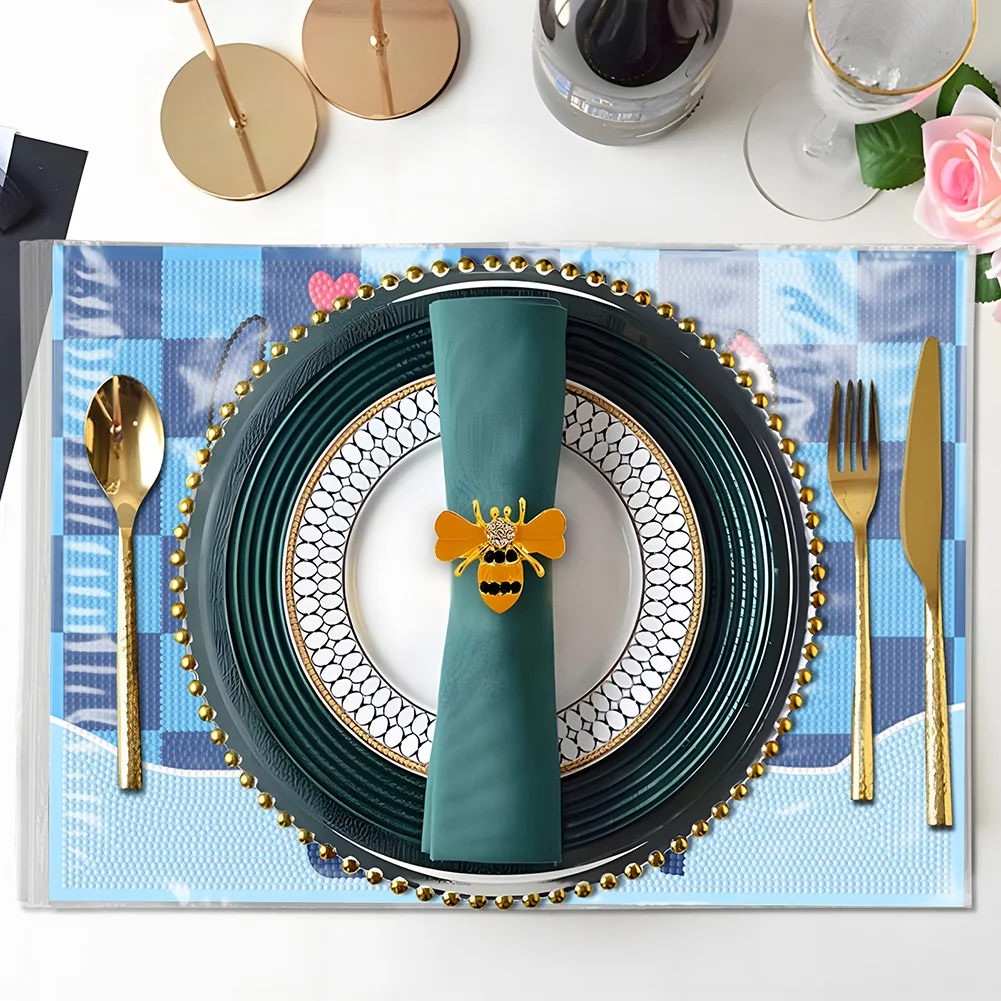 DIY Stitch Diamond Painting Placemat Diamond Crafts Projects for Kids Adults