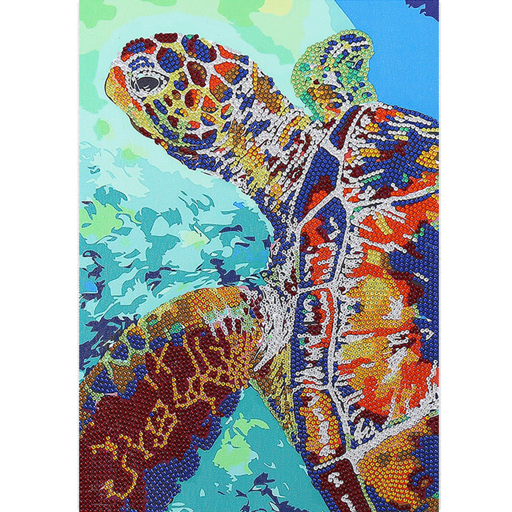 

30*40CM-Special Shaped Diamond Painting-Turtle, 501 Original